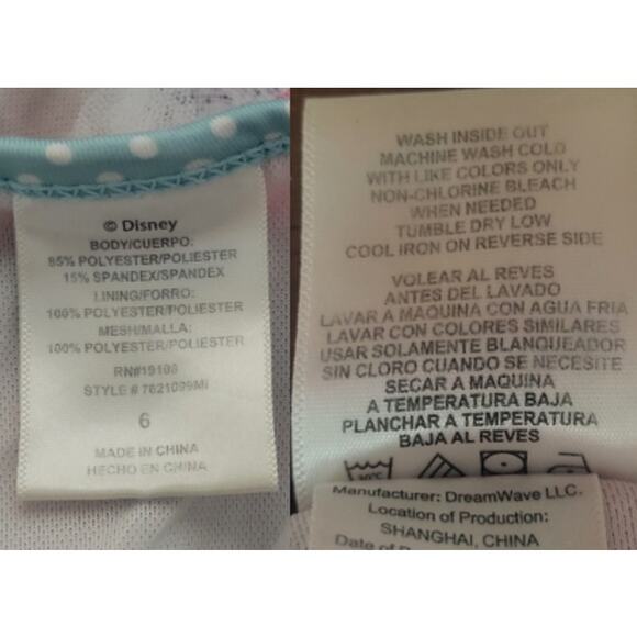 Authentic Disney Minnie Mouse 3 piece Bikini Size 4T - Picture 8 of 11